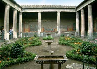 Reconstruction of a Greek peristyle.