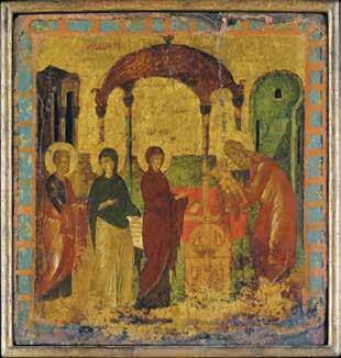 The Presentation in the Temple, Byzantine painter, 15th c. The Metropolitan Museum of Art, New York.