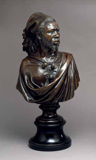 Saïd Abdullah, de la Tribu de Mayac, Royaume de Darfour, by Charles Cordier, 1852 — a sculptural precedent. The Walters Art Museum.