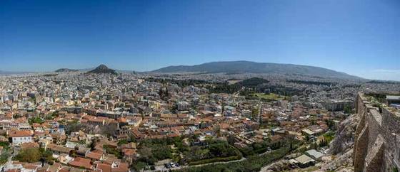 Athens, view from the Acropolis. Photo by Christos Simatos.