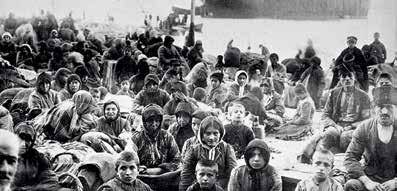 Refugees from Cappadocia and Cilicia land on the Greek island of Corcyra, October 1924.