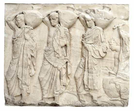 West Frieze IX of the Parthenon, end of the 5th c. BC. Acropolis Museum, Athens.