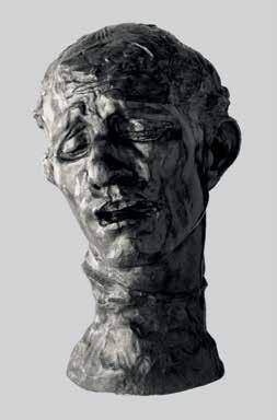 Head of Pierre de Wiessant, bronze, by Auguste Rodin — a sculptural precedent.