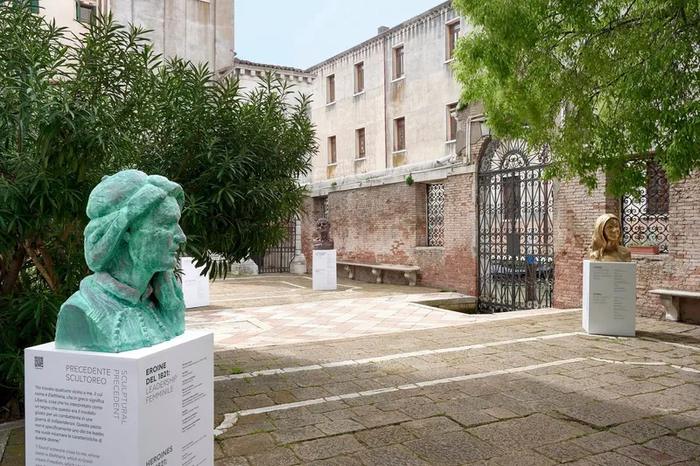 Hellenic Heads at San Giorgio dei Greci, Venice — installation view